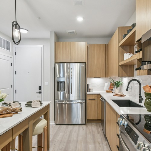 Aventon Moorefield 1 Bedroom Model Kitchen