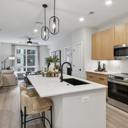 Aventon Moorefield 2 Bedroom Model Kitchen