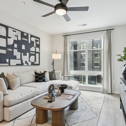 Aventon Moorefield 2 Bedroom Model Living Area